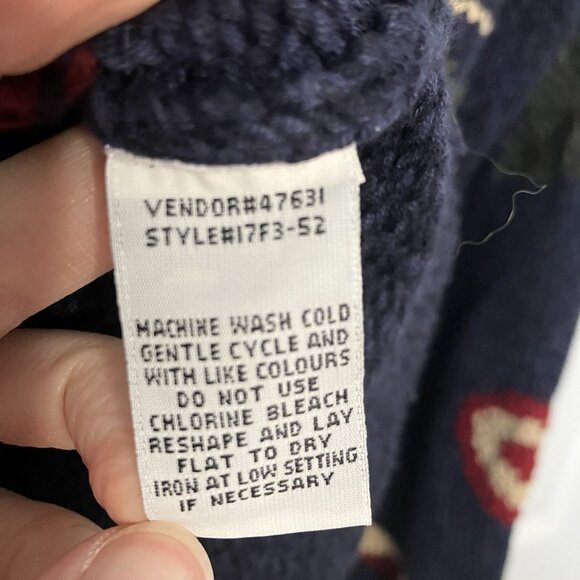 Vintage Northern Reflections Cardigans Womens L Apple Teacher Embroidered Y2K - Picture 5 of 7